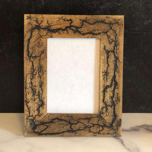 5 x 7 Wooden Picture Frame - Roots Motif