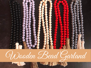  Wood Bead Garland Collection 