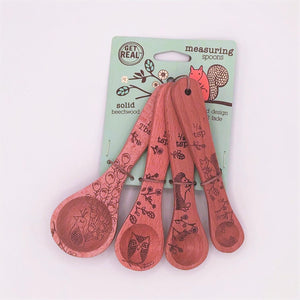 Woodland theme measuring spoons