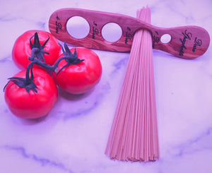 Italian Olivewood Spaghetti Measure