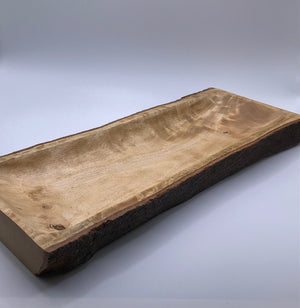 Mango Wood with Bark Rectangular Platter