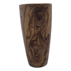Olive Wood Small Vase or Utensil Holder