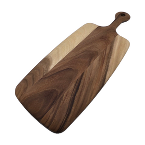 Acacia Wood Tapered Board with Rounded Handle