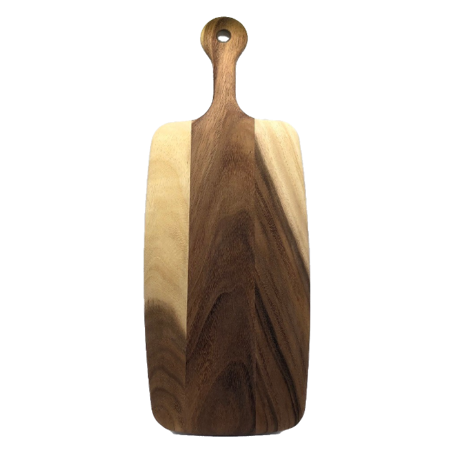 Acacia Round Board With Tapered Edge, Extra Large, Be Home