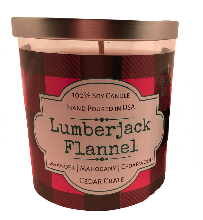 Scented Candle - Lumberjack Flannel